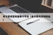 电子游戏官网是哪个平台（电子游戏官网网站）