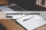 2002年世界杯卡卡（2002年世界杯卡恩视频）