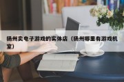 扬州卖电子游戏的实体店（扬州哪里有游戏机室）