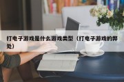 打电子游戏是什么游戏类型（打电子游戏的弊处）