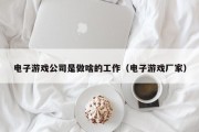 电子游戏公司是做啥的工作（电子游戏厂家）