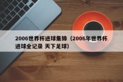 2006世界杯进球集锦（2006年世界杯进球全记录 天下足球）