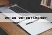 宋东升篮球（宋东升篮球个人简历和成就）